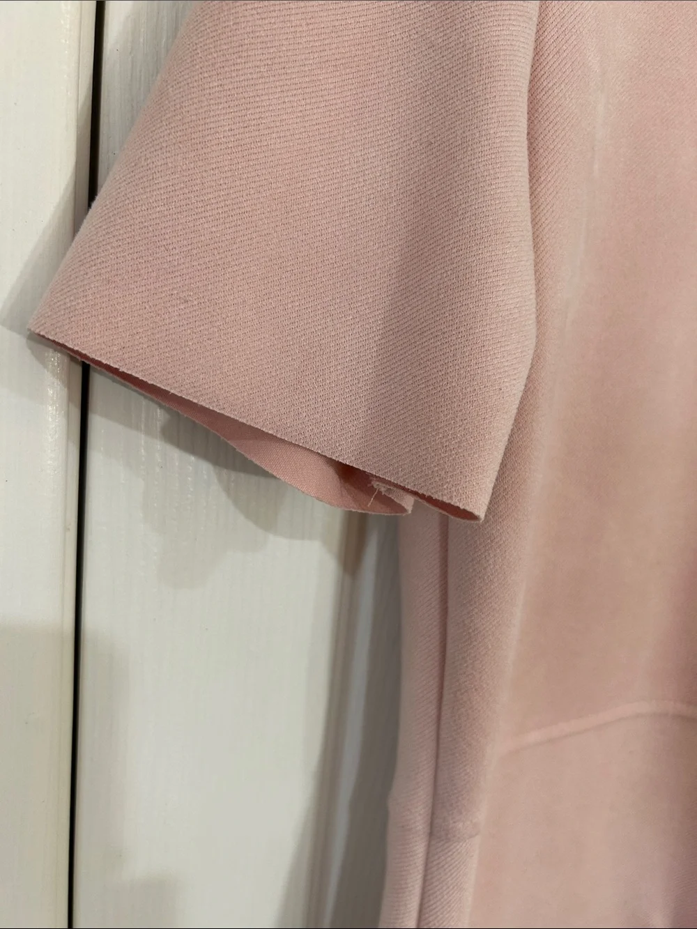 Zara Pink Short-Sleeve Pocket Shift Dress Small - Picture 7 of 9